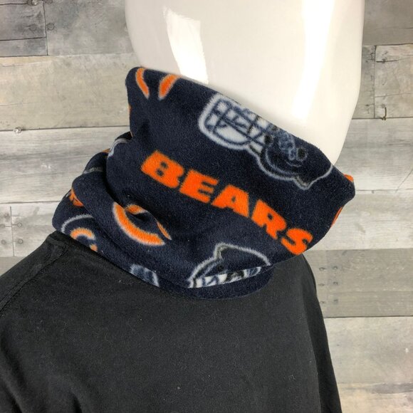 NFL Chicago Bears fan gift Fleece Neck Gaiter: Handmade Scarf Warmer - Picture 7 of 11
